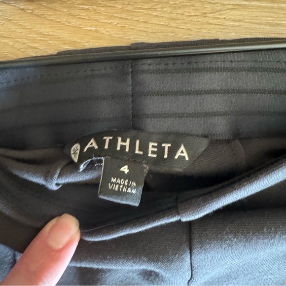 Athleta Dark Gray Straight Leg Women's Pants - Picture 7 of 8